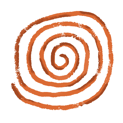 Growing Sacral Chakra Sticker by Morning Moon