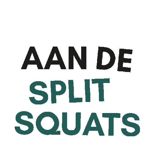 Split Squats Sticker by Epicbody