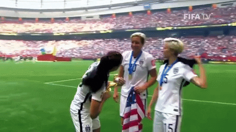 Happy Alex Morgan GIF by FIFA - Find & Share on GIPHY