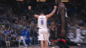 hands up yes GIF by NBA