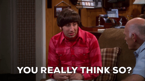 Do You Really Think So Season 5 Gif By The Big Bang Theory Find Share On Giphy