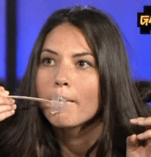 Licking Olivia Munn GIF - Find & Share on GIPHY
