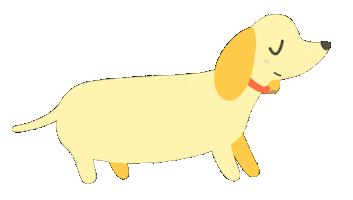 Wiener Dog Dancing Sticker by @cindyyshaw