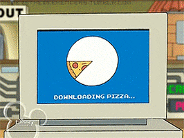pizza downloading GIF