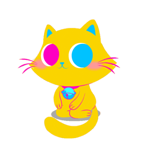 Cats Thank You Sticker