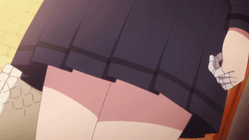 lagooriez anime school girl school uniform eromanga-sensei GIF