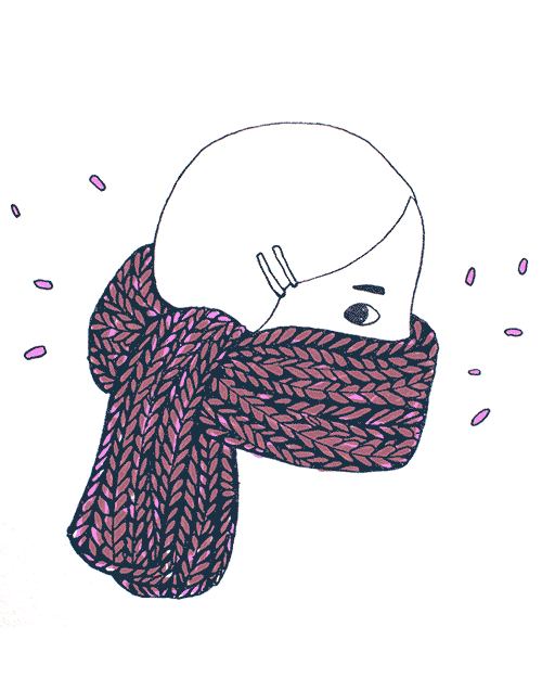 scarf drawing tumblr