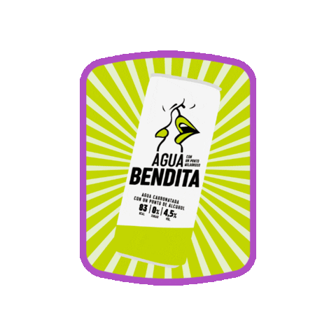 Aguabendita Sticker by Teapical Company