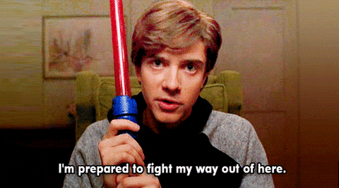 Im Prepared To Fight My Way Out Of Here GIFs - Get the best GIF on GIPHY