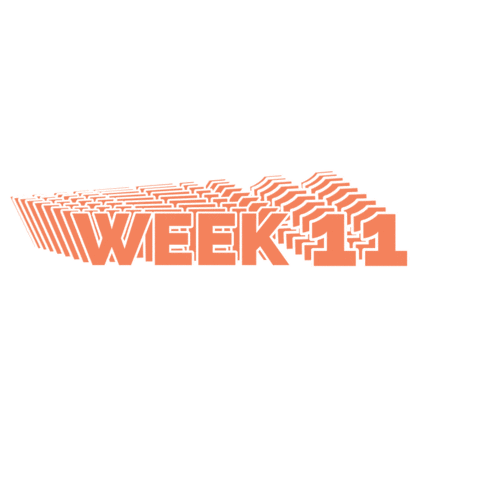 Week 11 Sticker by Stef Moss