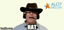 hat education GIF by ALO7.com