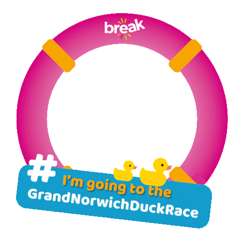 Grand Norwich Duck Race Sticker by Break