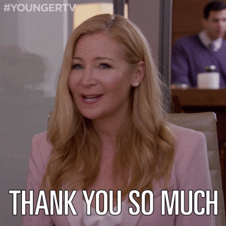 tv land thank you GIF by YoungerTV