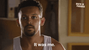 It Was Me Suspect GIF by Death In Paradise