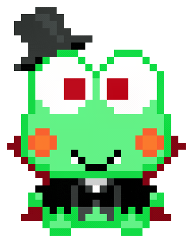 Pixel Halloween Sticker