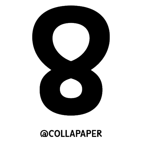 Number Sticker by COLLA PAPER