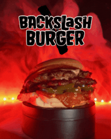 Backslash Burger GIF