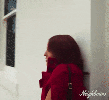 Scared Hiding GIF by Neighbours (Official TV Show account)