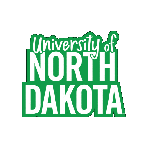 North Dakota Hawks Sticker by University of North Dakota