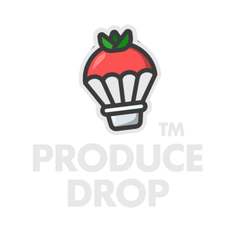 Produce Drop Sticker