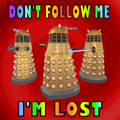 Dont Follow Me Dr Who GIF