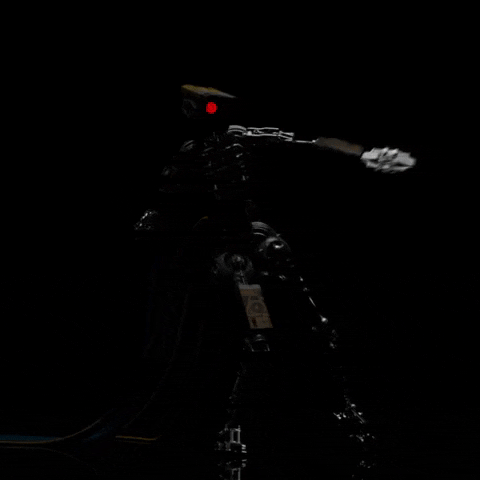 pylik dance test weird robot GIF