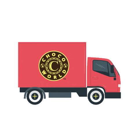 Delivery Van Sticker by Chocoworld