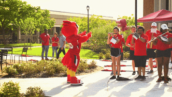 Directing Big Red GIF by Lamar University
