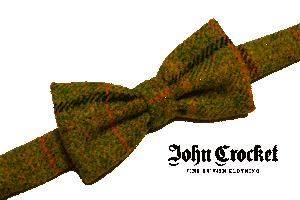 Bowtie Tweed Sticker by John Crocket