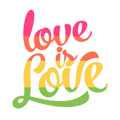 Pride Love Sticker by CannaSmack