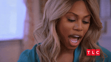Shocked Laverne Cox GIF by TLC