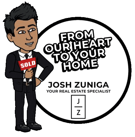 Kenneth James Real Estate Agent Josh Zuniga Sticker