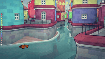 Townscape Butterflies GIF