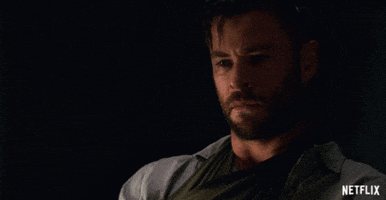 Sad Chris Hemsworth GIF by NETFLIX