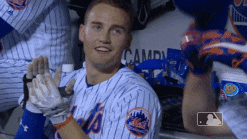 Brandon Nimmo Smiling GIF by MLB Network