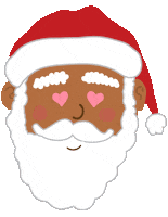 Santa Claus Love Sticker