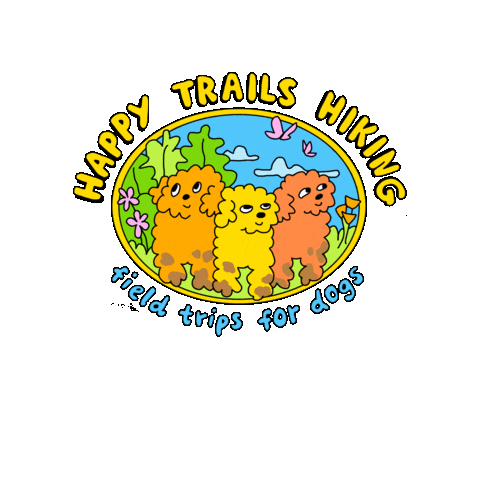 Happytrailshikingla Sticker