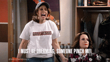 Nbc Pinch Me GIF by Will & Grace