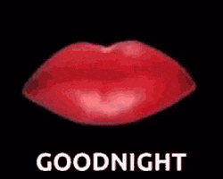Goodnight Kiss Reaction GIF by MOODMAN