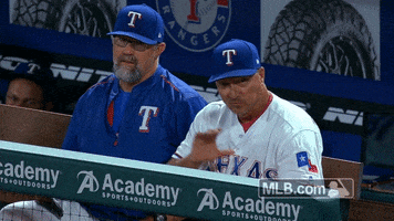 youre out jeff banister GIF by MLB