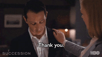 Jeremy Strong Thanks GIF by SuccessionHBO