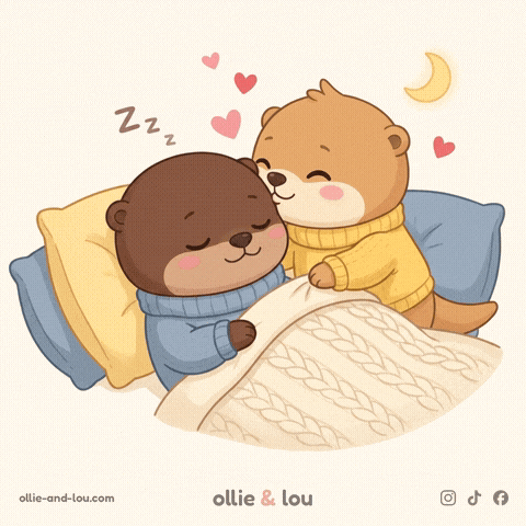 Good Night Love GIF by Ollie & Lou