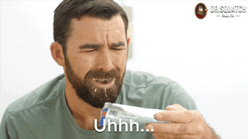 Toothpaste Brushing Teeth GIF by DrSquatchSoapCo