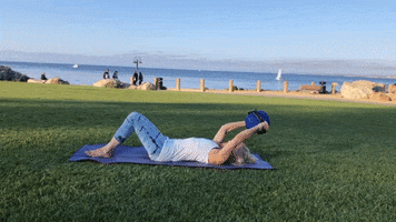Sit Up With A Tri Cep Extension GIF