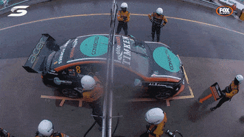 Pit Stop Fire GIF by Supercars Championship