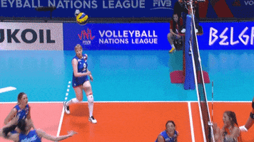 Smash Get Ready GIF by Volleyball World