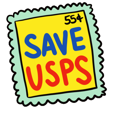Usa Mail Sticker by Jelene