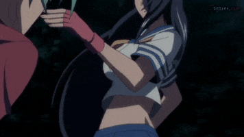 akazawakei fight anime kanu ikkitousen GIF