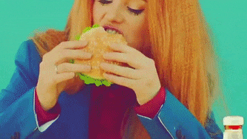 lenakatina_official yummy burger mcdonalds fastfood GIF