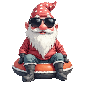 Winter Snowing Sticker